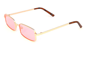 90's Rectangle Shades in Pink