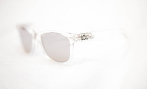 Clear frame Classics with Mirror Lenses